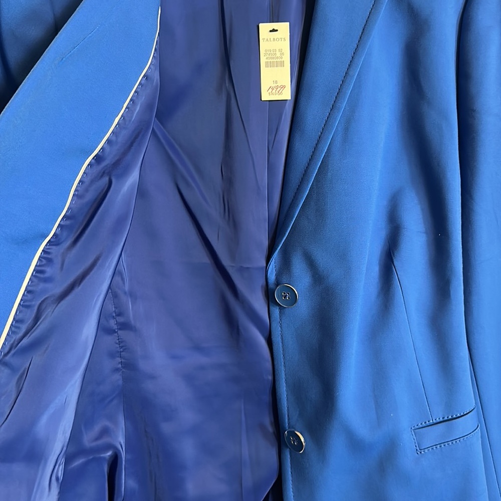 Talbots Blue Jacket - Picture 9 of 9
